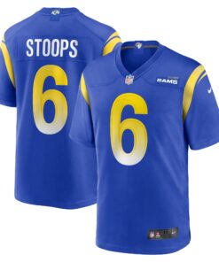 Drake Stoops Los Angeles Rams  Game Jersey   Royal
