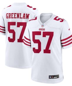 Dre Greenlaw San Francisco 49ers  Team Game Jersey   White
