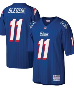 Drew Bledsoe New England Patriots Mitchell amp Ness Legacy Replica Jersey  Royal