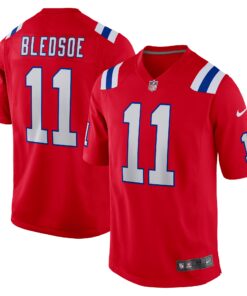 Drew Bledsoe New England Patriots  Retired Player Alternate Game Jersey  Red