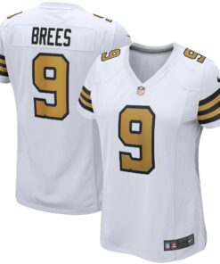 Drew Brees New Orleans Saints  Women_s Alternate Game Jersey  White