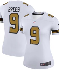 Drew Brees New Orleans Saints  Women_s Color Rush Legend Jersey  White