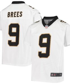 Drew Brees New Orleans Saints  Youth Game Jersey  White