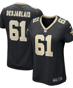 Drew Desjarlais New Orleans Saints  Women_s Game Player Jersey  Black