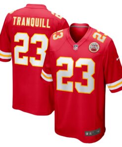 Drue Tranquill Kansas City Chiefs  Game Player Jersey  Red