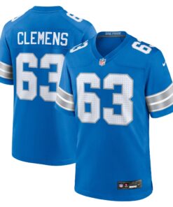 Duke Clemens Detroit Lions  Game Jersey   Blue