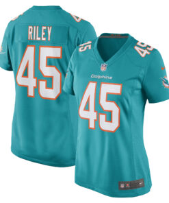 Duke Riley Miami Dolphins  Women_s Game Jersey  Aqua