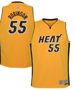 Duncan Robinson Miami Heat Youth 202021 Swingman Player Jersey Trophy Gold - Earned Edition