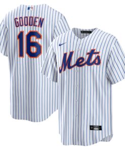 Dwight Gooden New York MetsHome Replica Player Jersey  White