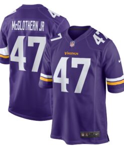 Dwight McGlothern Jr. Minnesota Vikings  Game Jersey   Purple