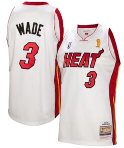 Dwyane Wade Miami Heat Mitchell &amp Ness 2005-06 Authentic Player Jersey - White