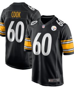 Dylan Cook Pittsburgh Steelers   Game Jersey   Black