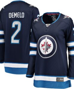 Dylan DeMelo Winnipeg Jets Fanatics Women_s Home Breakaway Player Jersey  Navy