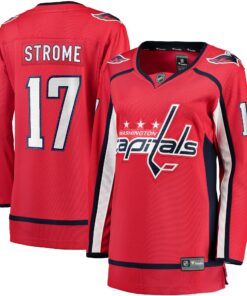 Dylan Strome Washington Capitals Fanatics Women_s Home Breakaway Player Jersey  Red