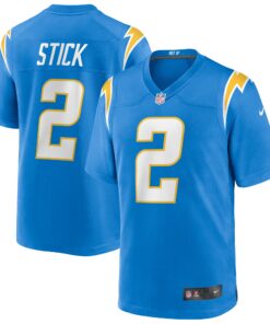 Easton Stick Los Angeles Chargers  Game Jersey  Powder Blue