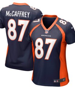 Ed McCaffrey Denver Broncos  Women_s Retired Player Jersey  Navy