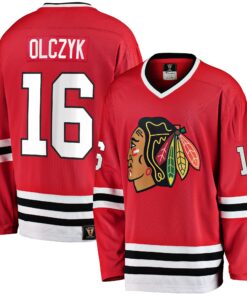 Eddie Olczyk Chicago Blackhawks Fanatics Premier Breakaway Retired Player Jersey  Red