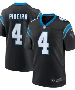 Eddy Pineiro Carolina Panthers  Team Game Jersey  Black