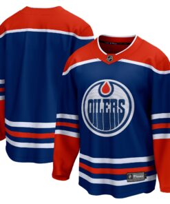 Edmonton Oilers Fanatics Home Breakaway Blank Jersey  Royal