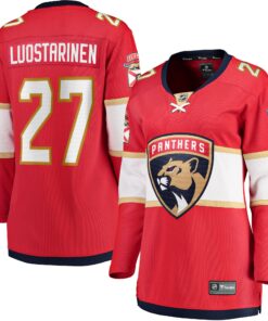 Eetu Luostarinen Florida Panthers Fanatics Women_s Home Breakaway Player Jersey  Red