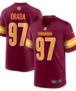 Efe Obada Washington Commanders  Game Jersey  Burgundy