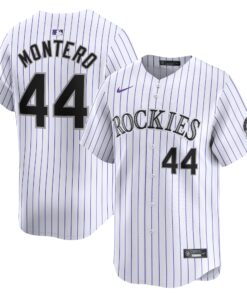 Elehuris Montero Colorado RockiesHome Limited Player Jersey  White