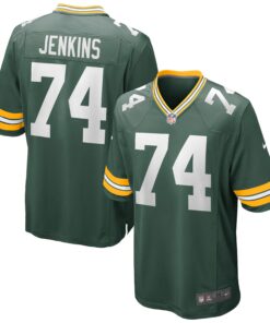 Elgton Jenkins Green Bay Packers  Game Jersey  Green