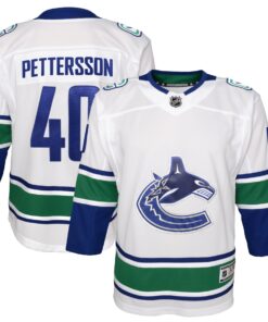 Elias Pettersson Vancouver Canucks Youth 201920 Away Premier Player Jersey  White