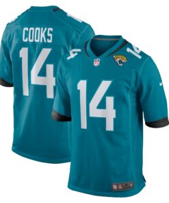 Elijah Cooks Jacksonville Jaguars  Team Game Jersey   Teal