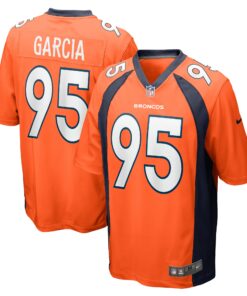 Elijah Garcia Denver Broncos  Team Game Jersey   Orange