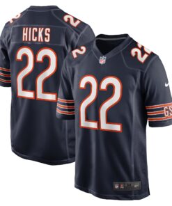 Elijah Hicks Chicago Bears  Team Game Jersey   Navy