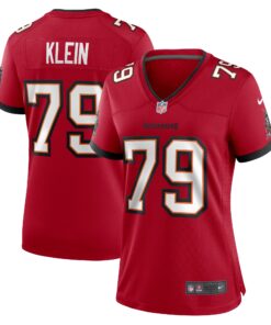 Elijah Klein Tampa Bay Buccaneers  Women_s  Game Jersey   Red