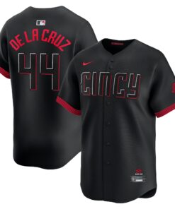 Elly De La Cruz Cincinnati RedsCity Connect Limited Player Jersey  Black