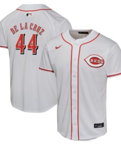 Elly De La Cruz Cincinnati RedsYouth Home Game Player Jersey  White