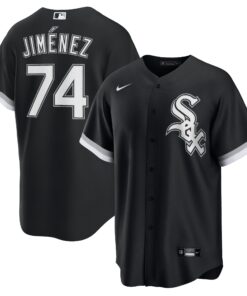 Eloy Jimenez Chicago White SoxAlternate Replica Player Name Jersey  Black