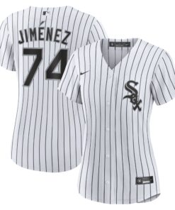 Eloy Jimenez Chicago White SoxWomen_s Home Replica Player Jersey  White