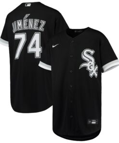 Eloy Jimenez Chicago White SoxYouth Alternate Replica Player Jersey  Black