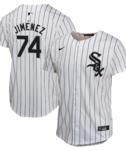 Eloy Jimenez Chicago White SoxYouth Home Game Player Jersey  White