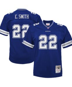 Emmitt Smith Dallas Cowboys Mitchell amp Ness Big amp Tall 1996 Legacy Retired Player Jersey  Navy