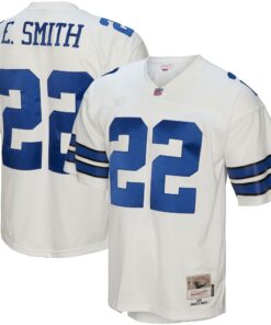 Emmitt Smith Dallas Cowboys Mitchell amp Ness Legacy Replica Jersey  White