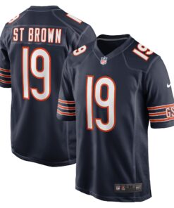 Equanimeous St. Brown Chicago Bears  Game Player Jersey  Navy