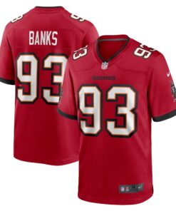 Eric Banks Tampa Bay Buccaneers   Game Jersey   Red