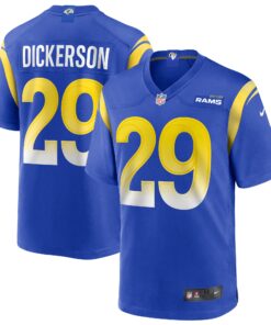Eric Dickerson Los Angeles Rams  Game Retired Player Jersey  Royal