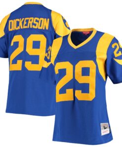 Eric Dickerson Los Angeles Rams Mitchell amp Ness Women_s Legacy Replica Team Jersey  Royal