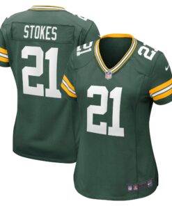 Eric Stokes Green Bay Packers  Women_s Game Jersey  Green