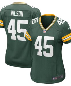 Eric Wilson Green Bay Packers  Women_s Home Game Player Jersey  Green 1