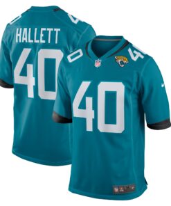Erick Hallett Jacksonville Jaguars   Game Jersey   Teal