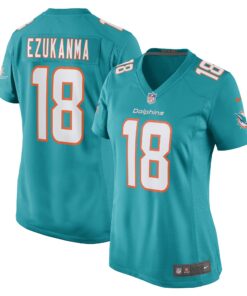 Erik Ezukanma Miami Dolphins  Women_s Game Player Jersey  Aqua