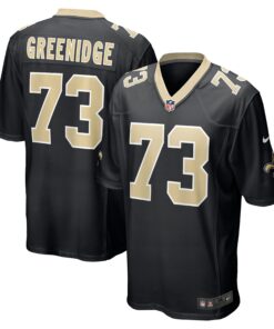 Ethan Greenidge New Orleans Saints  Game Jersey  Black