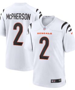 Evan McPherson Cincinnati Bengals  Game Player Jersey  White